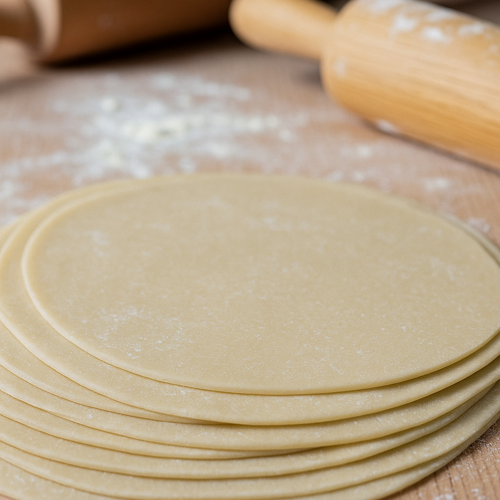 whole wheat uncooked rolled chapati