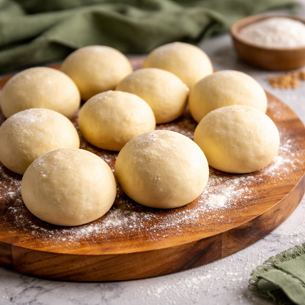whole wheat dough balls