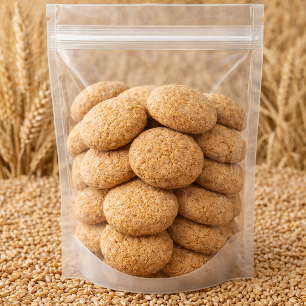 Whole Wheat Jaggery Butter Cookies- 100g